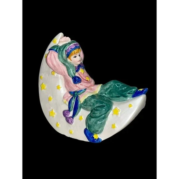 1994 Schmid Yamada Originals Swinging on a Star Hand Painted Music Figurine VTG - Picture 2 of 5